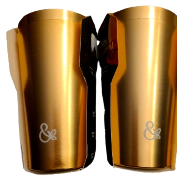 🆕RARE Thyme&Table Aluminum Tumblers 2-piece set HARD TO FIND NEW - Picture 2 of 14